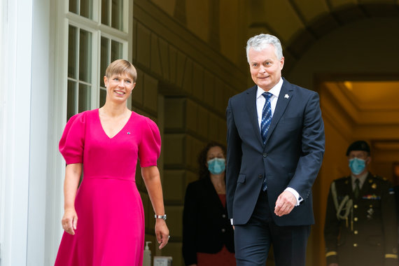 Photo by Sigismund Gedvila / 15min / Kerst Kaljulaid and Gitanas Nausėda