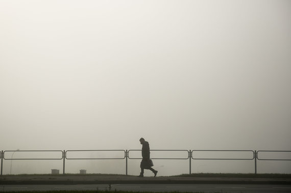 Sigismund Gedvila / 15min photo / Vilnius covered morning fog