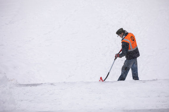 Žygimantas Gedvila / 15min photo / Vilnius is covered with abundant snow