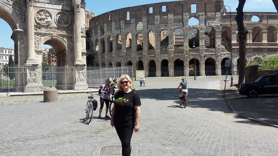 Personal file photo / N.Marciukaitė, who has been living in Rome for five years and works as a guide, offers to walk around Rome at least virtually