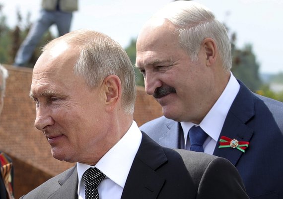 Scanpix / AP Photo / Vladimir Putin and Alexander Lukashenko