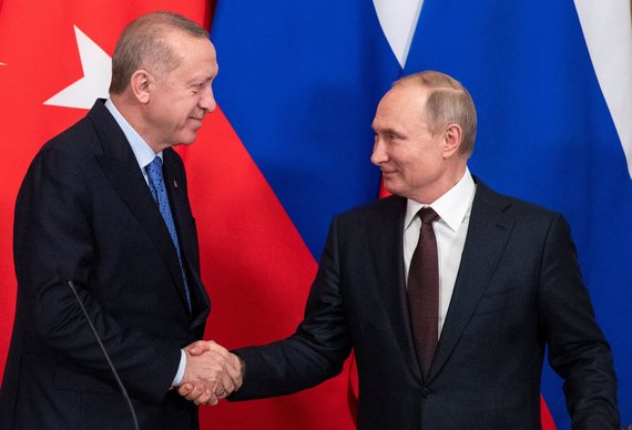 Reuters / Photo by Scanpix / Recep Tayyip Erdogan and Vladimir Putin