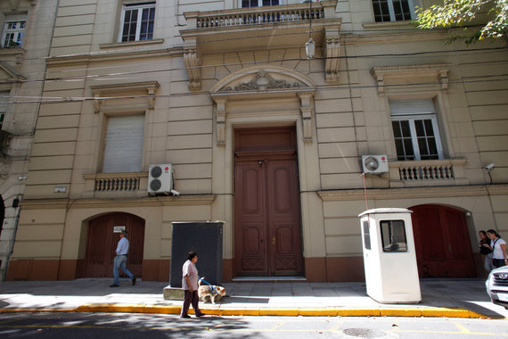 Reuters / Photo by Scanpix / Building with cocaine suitcases at the Russian Embassy in Argentina