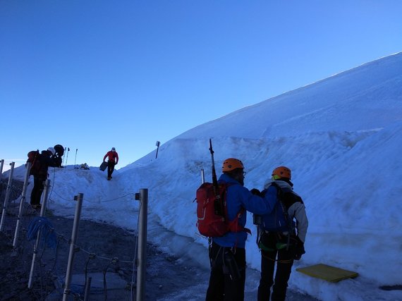 Personal archive photo Rugilė's seventeen-year journey to Mont Blanc