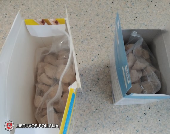 Vilnius aps. Photo from VPK / Drugs found in Belarusian luggage