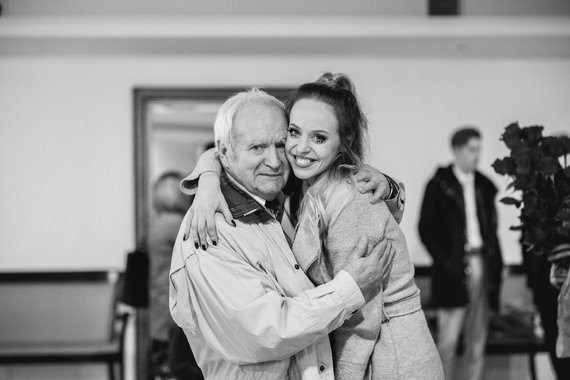 Personal album photo album / Kristina Radžiukynaitė-KaYra with her grandfather