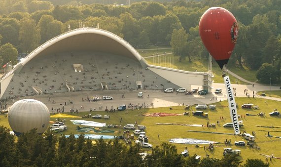 Go Vilnius photo / Vilnius' first hot air balloon competition since the start of the COVID-19 outbreak has become an advertisement for Vilnius