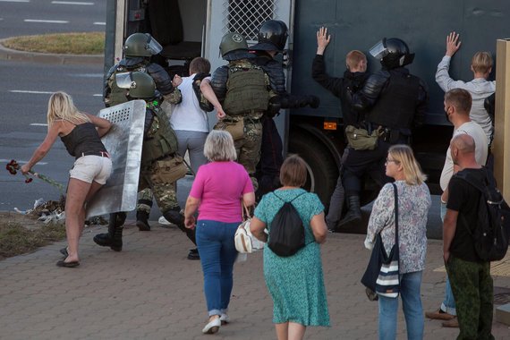 Reuters / Photo by Scanpix / Protests in Belarus