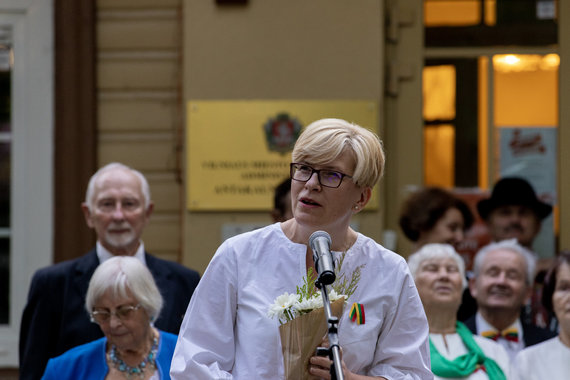 LRVK Photo by Laima Penek / Premiere I. Šimonytė sang the National Anthem