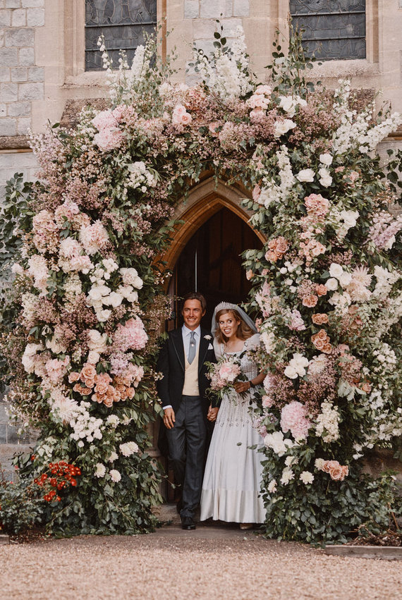 Photo by Benjamin Wheeler, PA Wire, Scanpix. The moment of the wedding of Princess Beatriz and her beloved Edoard Mapelli Mozzi