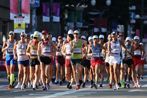 AFP / Scanpix photo / Participants on foot of 50 km