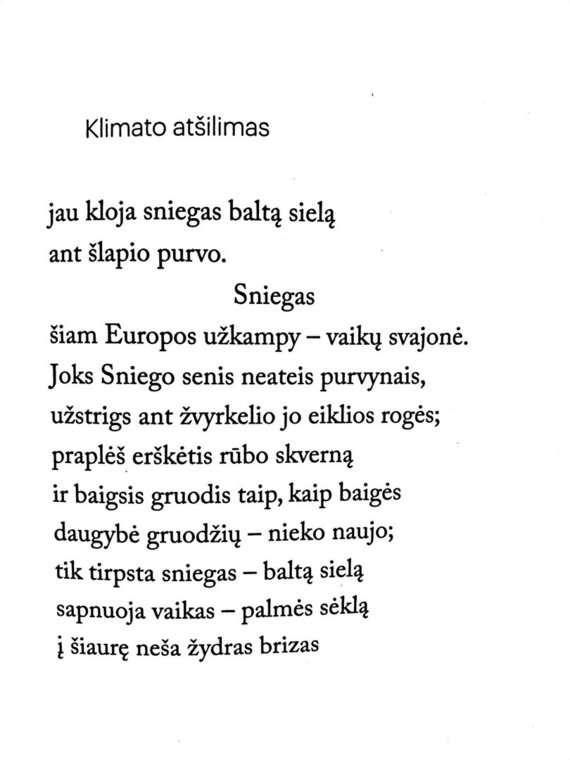 Alio Balbieriaus eilėraštis