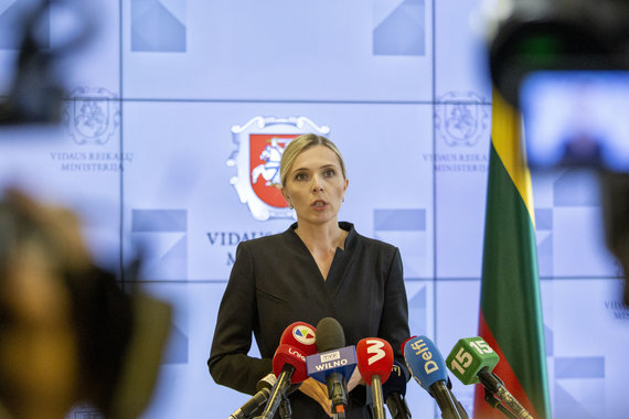 Photo by Ernesta Čičiurkaitė / 15min / Minister of the Interior Agnė Bilotaitė