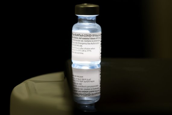 AFP / Scanpix Photo / Pfizer - BioNTech Vaccine Bottle