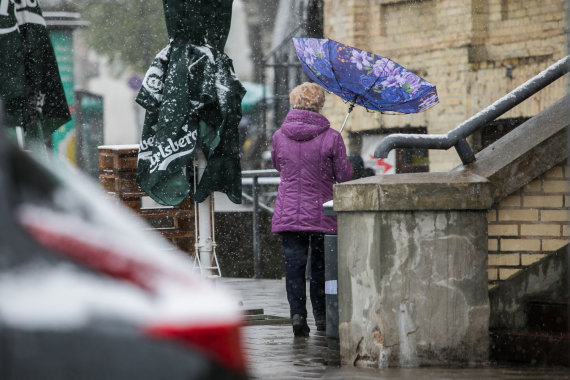 Photo by Julius Kalinskas / 15min / Unexpected spring snowfalls