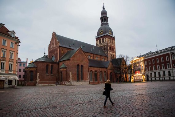 AFP / Scanpix photo / Riga empties during a pandemic