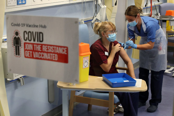 AFP / Scanpix Photo / People in the UK get vaccinated against coronavirus