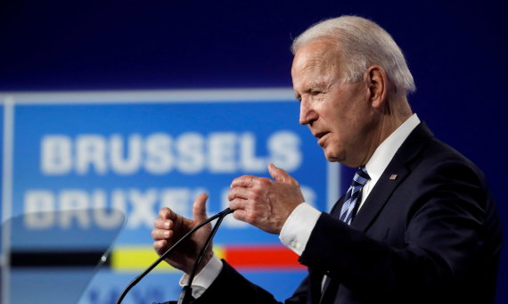 Reuters / Photo by Scanpix / Joe Biden in Brussels