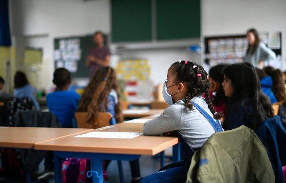 AFP / Scanpix photo / School in Germany during a pandemic