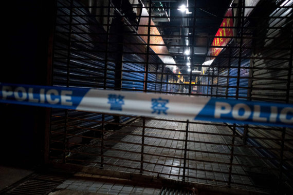 AFP / Scanpix photo / Closed market where infection is believed to have started