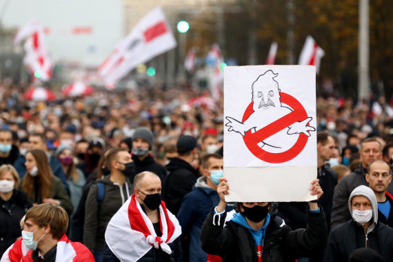 Scanpix / AP photo / Protest in Belarus