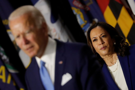 „Reuters“ / „Scanpix“ nuotr./Joe Bidenas ir Kamala Harris