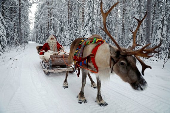 Reuters / Photo by Scanpix / Santa Claus awaits the holidays in Lapland