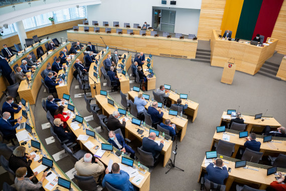 Sigismund Gedvila / 15min photo / Moment of the Seimas sitting