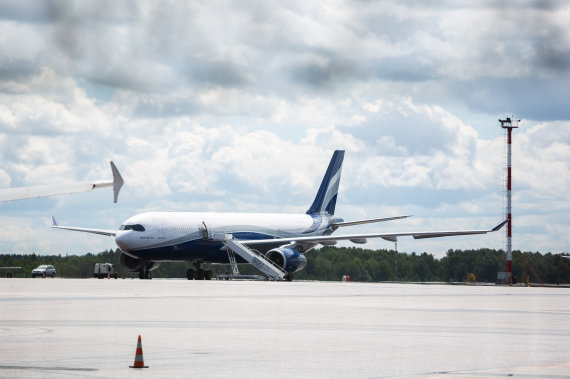 Photo by Sigismund Gedvila / 15 minute photo / Plane landed at Vilnius airport