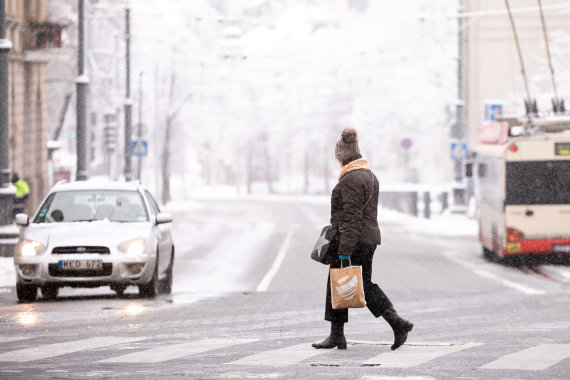 Žygimantas Gedvila / 15min photo / Winter rich in snow returning to Vilnius