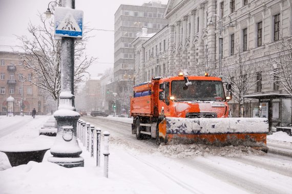 Žygimantas Gedvila / 15min photo / Vilnius is covered with abundant snow