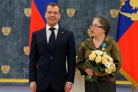 Nuotrauka iš VSD ataskaitos/Dmitrijus Medvedevas ir Ela Kanaitė