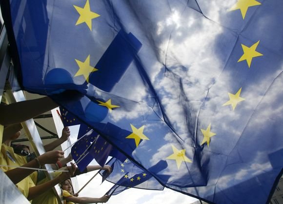 „Reuters“/„Scanpix“ nuotr./ES vėliava