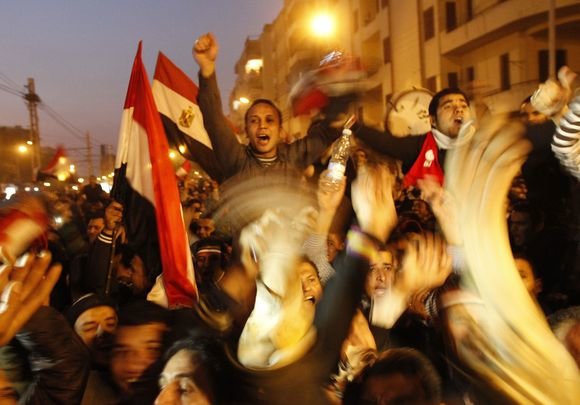 AFP/„Scanpix“ nuotr./Protestuotojai Egipte 2011 metais