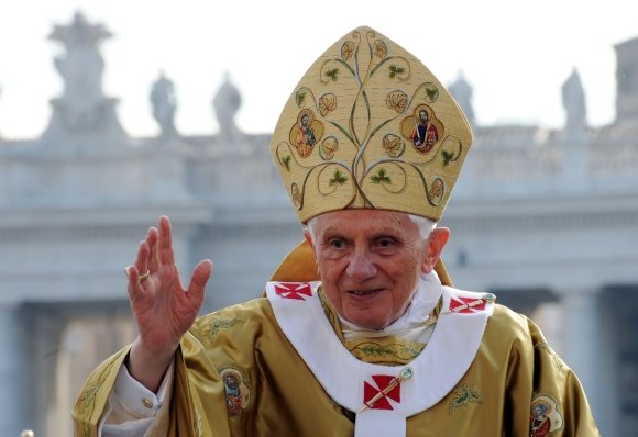 AFP/„Scanpix“ nuotr./Popiežius Benediktas XVI