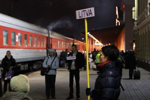 Irmanto Gelūno / BNS nuotr./Atostogauti atvykstantys rusų turistai.