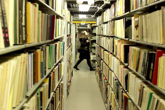 Irmanto Gelūno/15min.lt nuotr./Vilniaus universiteto bibliotekoje saugomas vertingų knygų lobynas. 