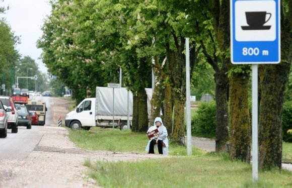 15min.lt nuotr./Palangos močiutės jau tapo šio kurorto simboliu.