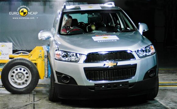 „EuroNCAP“ nuotr./„Chevrolet Captiva“