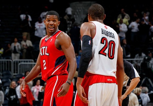 AFP/„Scanpix“ nuotr./Joe Johnsonas ir Leandro Barbosa