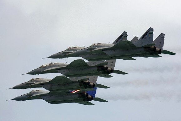 ITAR-TASS/„Scanpix“ nuotr./MiG-29N naikintuvai