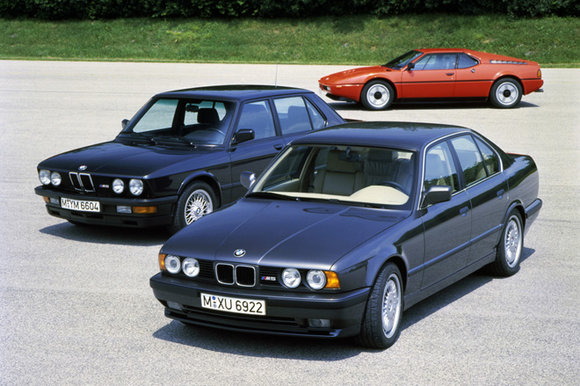 Gamintojo nuotr./BMW M5 (E28 ir E34) bei BMW M1