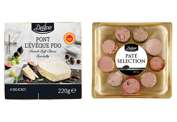 „Deluxe“ sūris Pont L'Évêque, 2,49 Eur | „Deluxe“ paštetų rinkinys, 1,99 Eur. Visose „Lidl“ nuo balandžio 8 d.