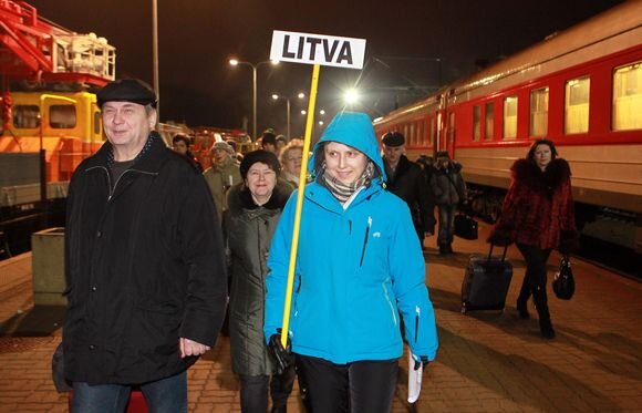 Irmanto Gelūno / BNS nuotr./Atostogauti atvykstantys rusų turistai.