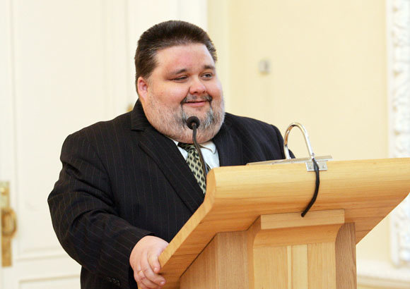 A.Koroliovo nuotr./2010 metų Tolerancijos žmogumi paskelbtas Bernardinai.lt vyriausiasis redaktorius Andrius Navickas.