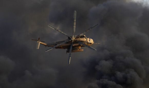„Reuters“/„Scanpix“ nuotr./Izraelio sraigtasparnis/Asociatyvinė nuotr.