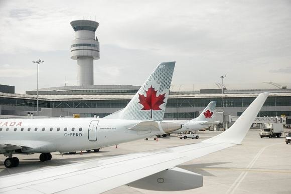 „Scanpix“ nuotr./„Air Canada“ lėktuvai