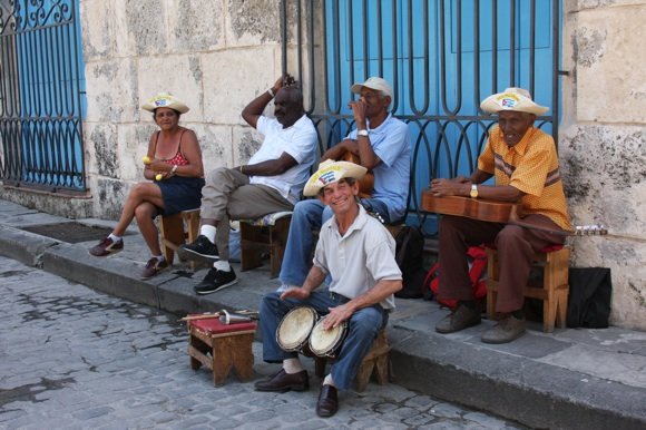 E.Norkevičiūtės nuotr./Muzikantai Havanos gatvėje
