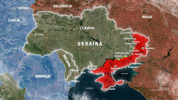 Ukrainos žemėlapis 2023 10 20 