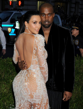 „Scanpix“ nuotr./Kim Kardashian ir Kanye Westas